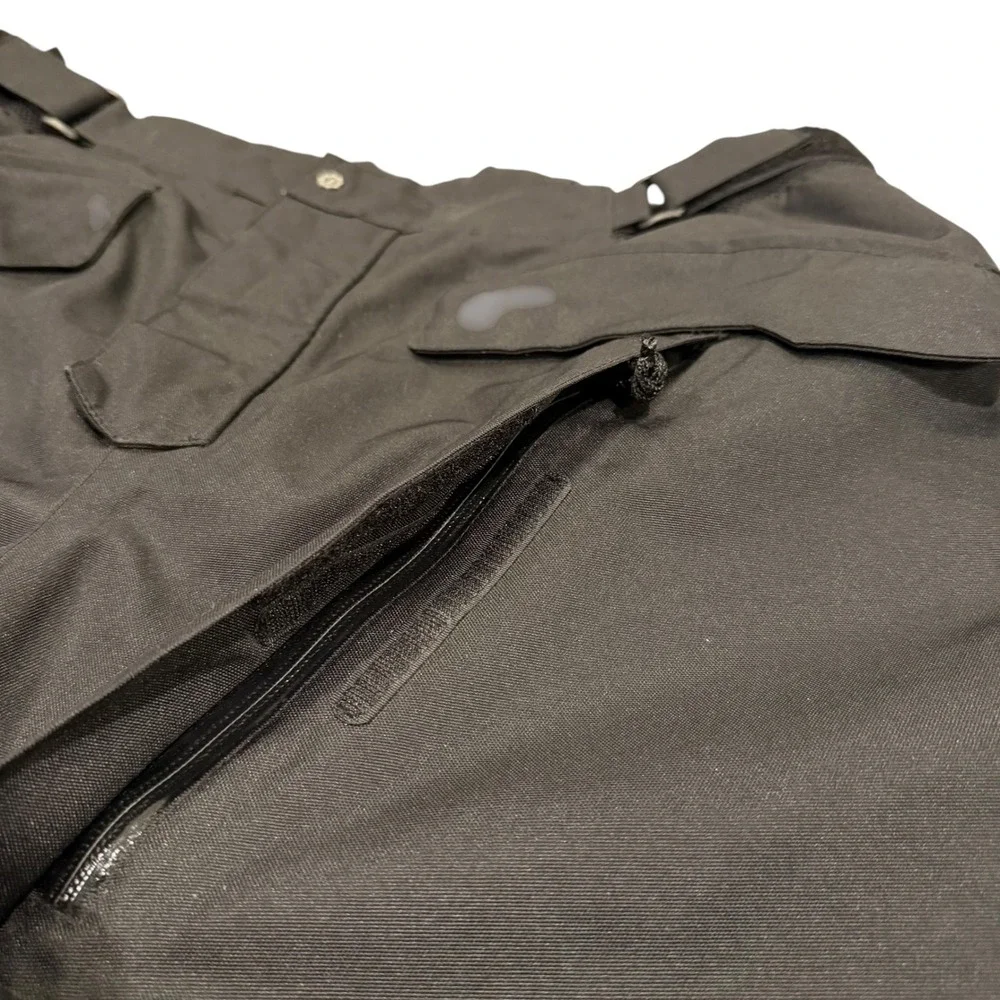 Firstgear Overpants Mens 40 Black Motorcycle Riding Pants Removable Liner